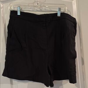 J. Crew Linen Classic Black Women's Shorts